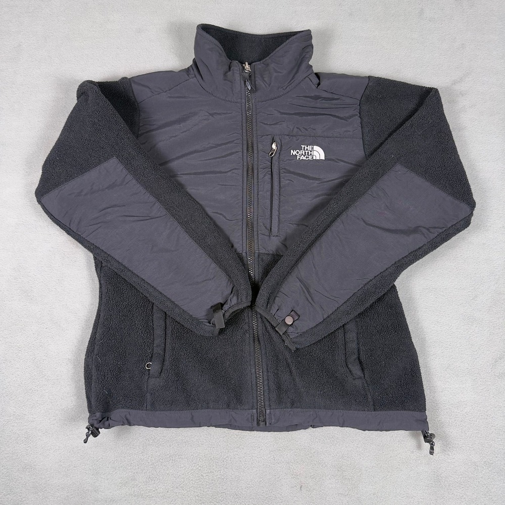 The North Face Denali Fleece Jacket Womens Small Black Full Zip Polartec TNF